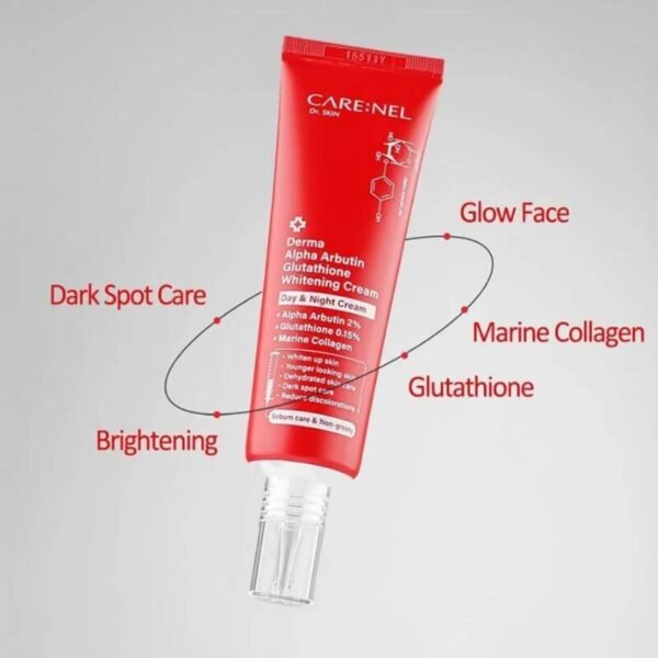 CARE:NEL Derma Alpha Arbutin Glutathione Lightening Cream – 45ml - Image 2