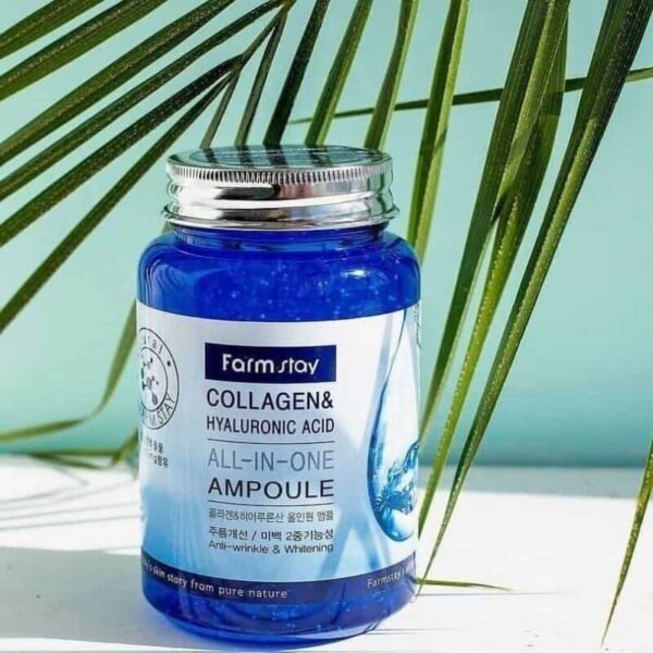 Farmstay Collagen & Hyaluronic Acid All-In-One Ampoule - 250ml - Image 2
