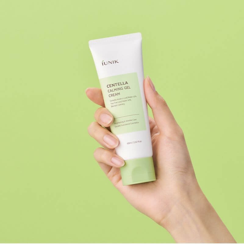 iUNIK Centella Calming Gel Cream – 60ml iUNIK centella calming gel cream tube