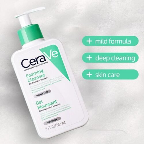 CeraVe Foaming Cleanser For Normal To Oily Skin 236ml