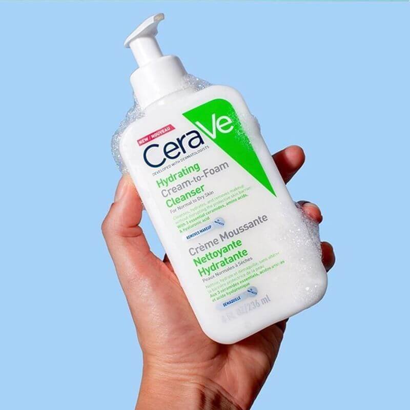 CeraVe Hydrating Cream to Foam Cleanser 236ml CeraVe Hydrating Cream to Foam Cleanser 236ml