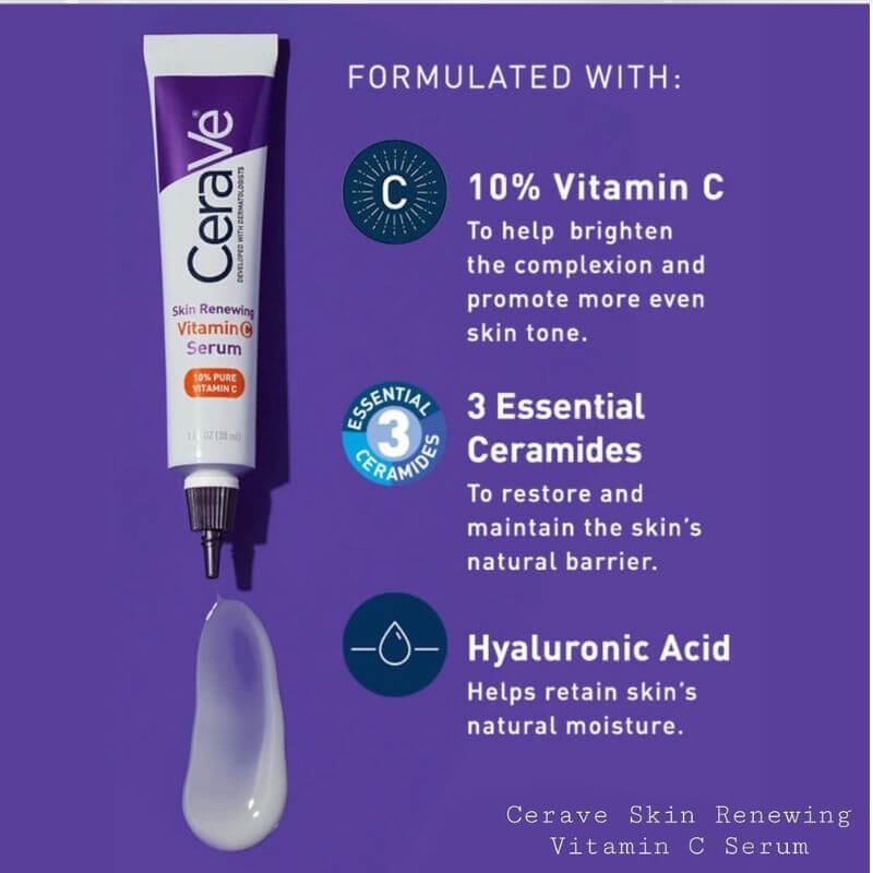 CeraVe Skin Renewing Vitamin C Serum 30ml CeraVe Skin Renewing Vitamin C Serum 30ml - Image 2