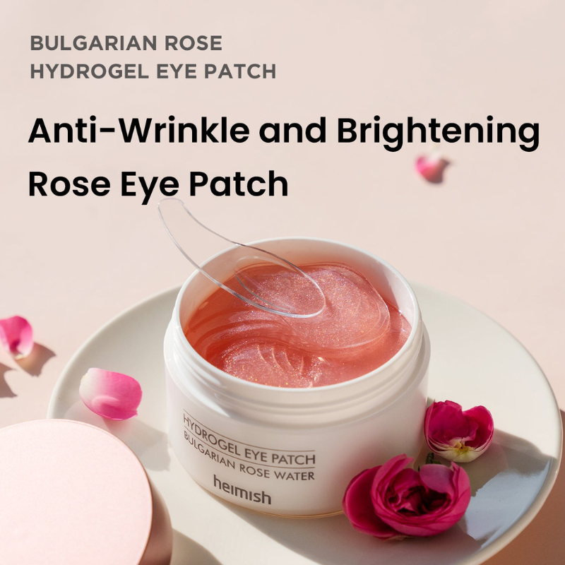 Heimish Bulgarian Rose Water Hydrogel Eye Patch 1.4g/0.05oz *60pcs
