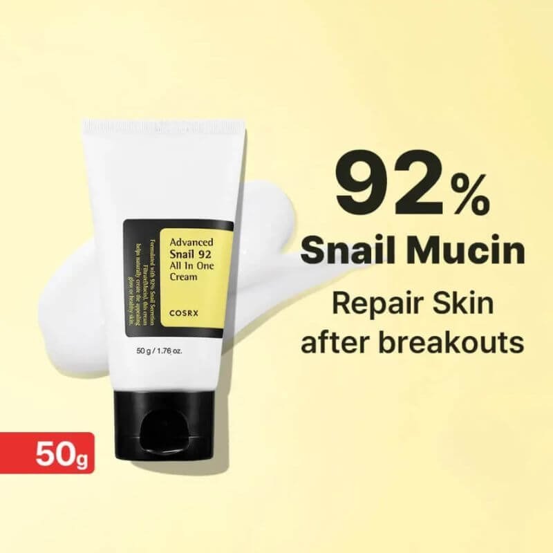 Cosrx Advanced Snail 92 All In One Cream 50ml Cosrx Advanced Snail 92 All In One Cream 50ml - Image 3