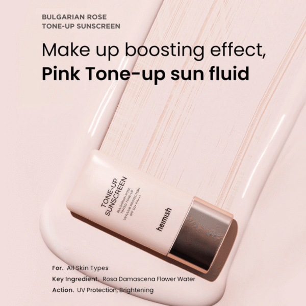 Heimish Bulgarian Rose Tinted Tone-up Sunscreen 30ml SPF50+ PA+++ - Image 2