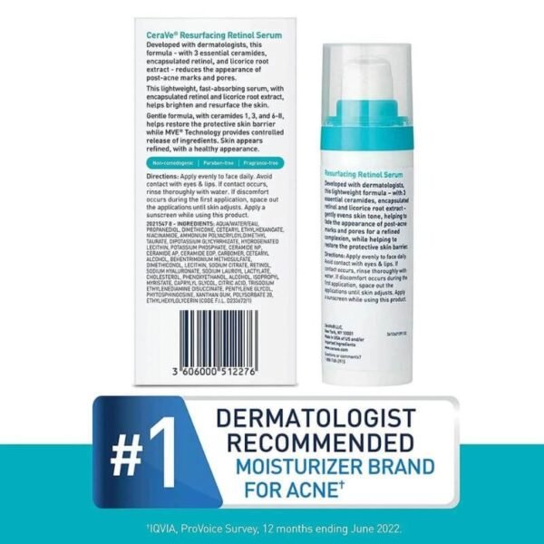 CeraVe Resurfacing Retinol Serum – 30ml - Image 4