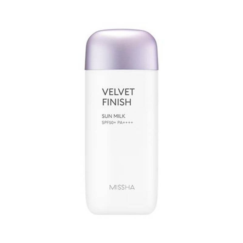 Missha Velvet Finish Sun Milk SPF50+/PA++++ 70ml Missha velvet sun milk bottle 70ml