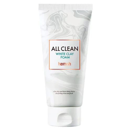 Heimish white clay foam cleanser tube