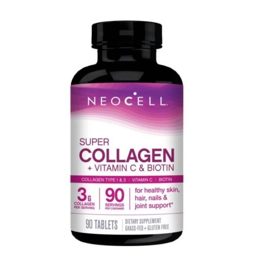 NeoCell collagen supplement bottle with 90 tablets