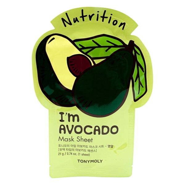 Tonymoly Avocado Mask sheet for nourishing care