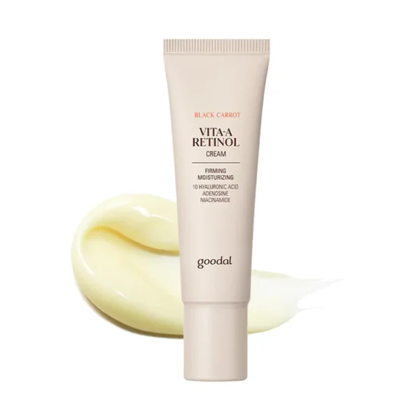 Goodal black carrot retinol cream tube