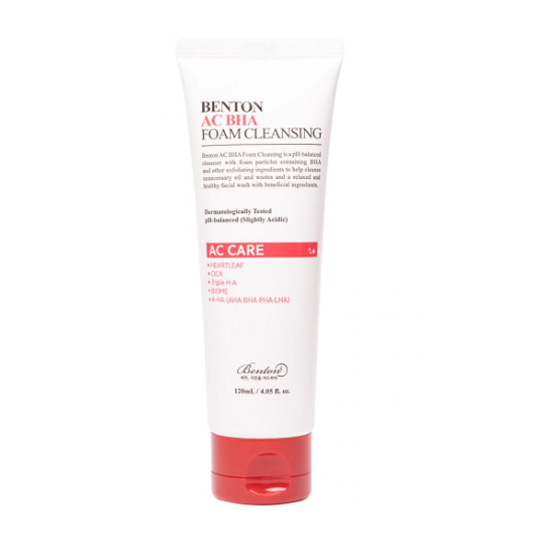 Benton AC BHA foam cleansing 120ml Benton AC BHA foam cleanser tube