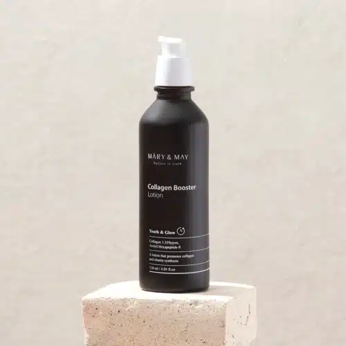 Mary & May collagen lotion bottle