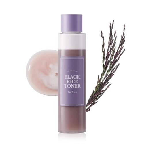 I'm From black rice toner bottle
