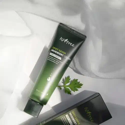 Isntree mugwort calming cream jar