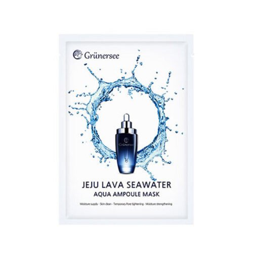 Grunersee Lava Seawater Mask sheet for hydration