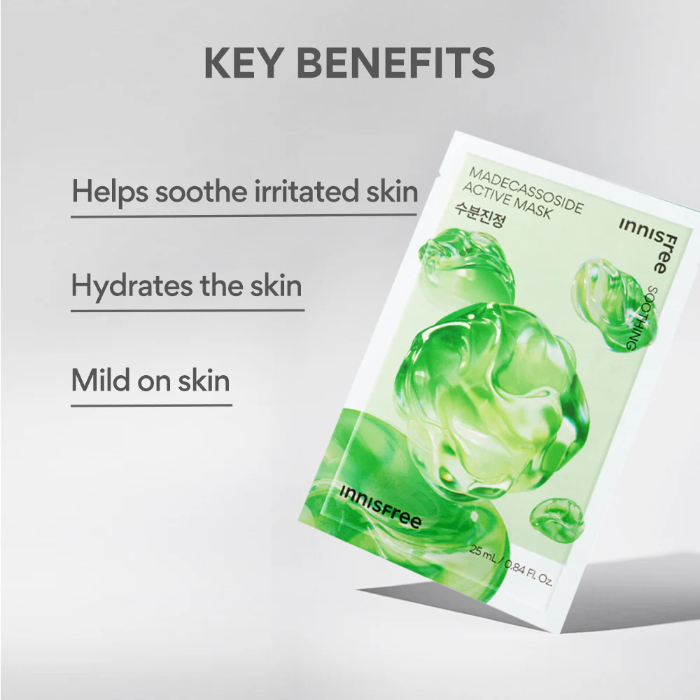 Innisfree Madecassoside Active Mask 25ml Innisfree madecassoside sheet mask
