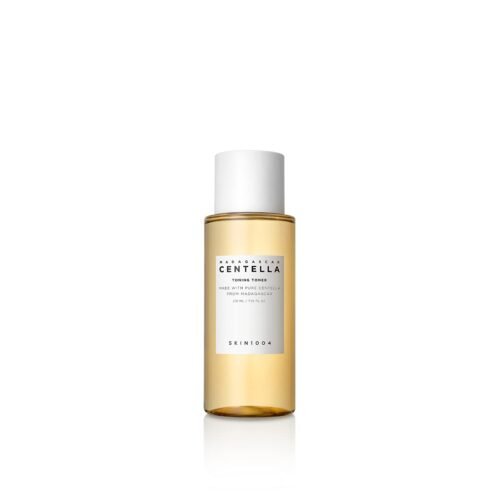Shop SKIN1004 Madagascar Centella Toning Toner 210ml – a soothing toner with Centella Asiatica and PHA to exfoliate, hydrate, and refine sensitive, acne-prone skin.