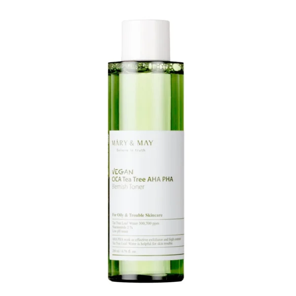 Mary&May CICA Tea Tree exfoliating toner bottle
