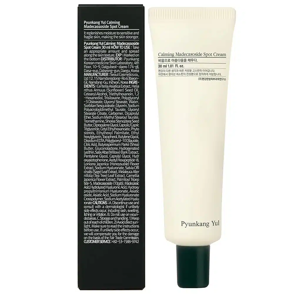 Pyunkang Yul Calming Madecasoside Spot Cream 30ml Pyunkang Yul spot treatment tube