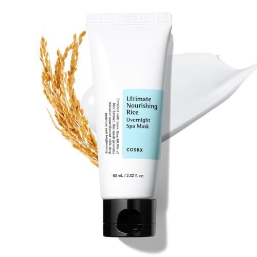 Cosrx Rice Overnight Spa Mask jar for brightening care