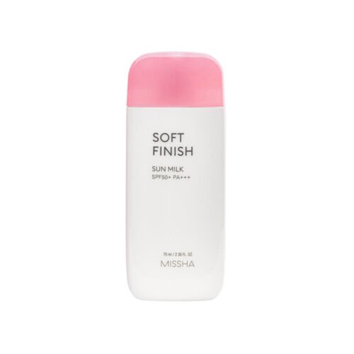 Missha Soft Finish Sun Milk bottle with SPF50+ PA+++