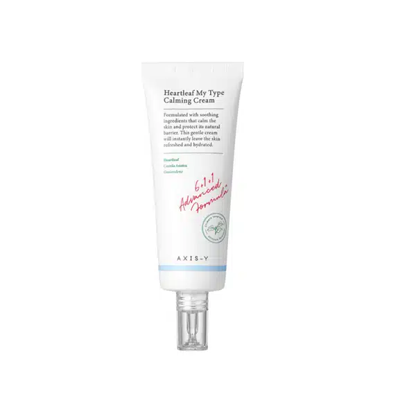AXIS-Y Heartleaf My Type Calming Cream 60ml AXIS-Y heartleaf calming cream tube