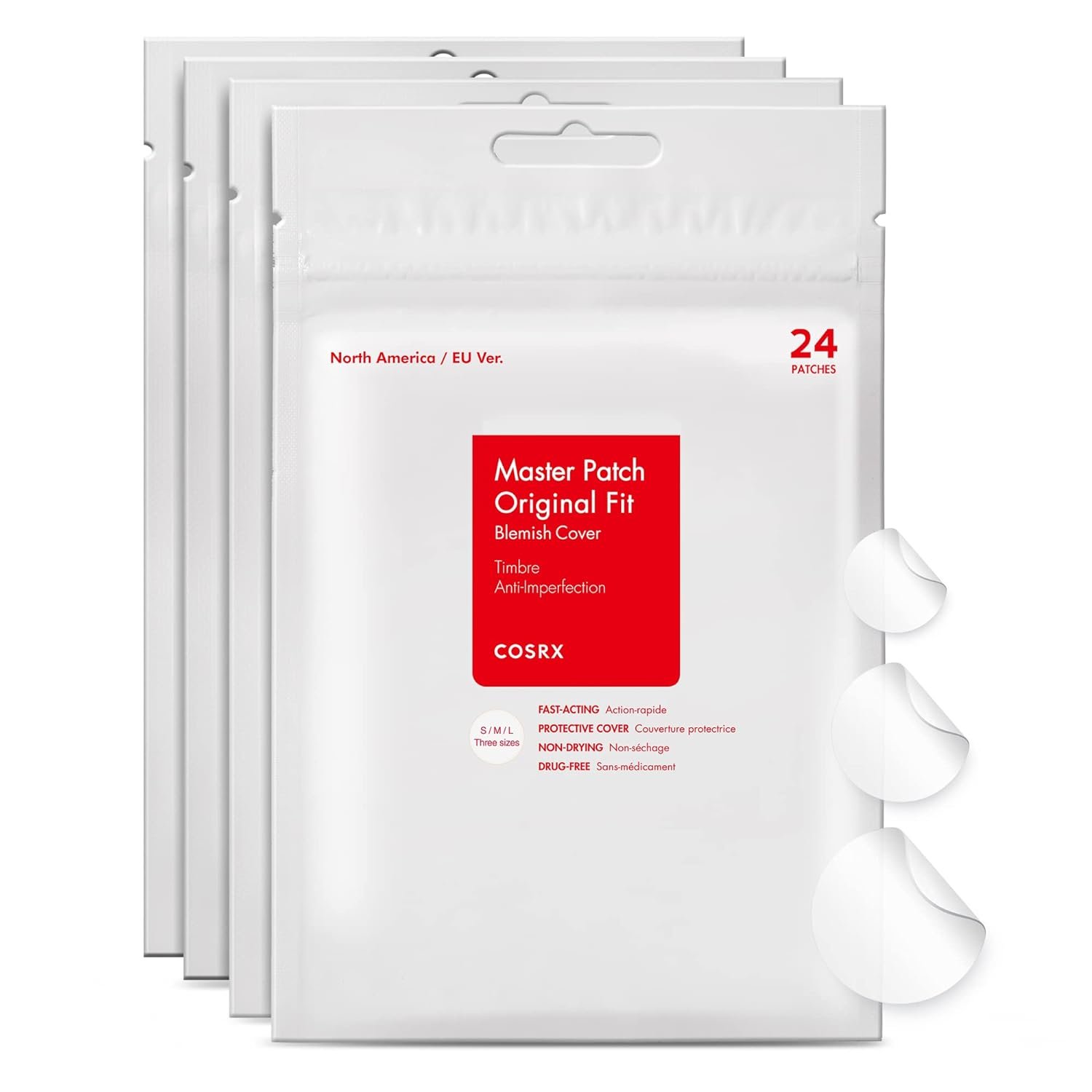 Cosrx Acne Pimple Master Patch 24 Patches Cosrx hydrocolloid acne patch set