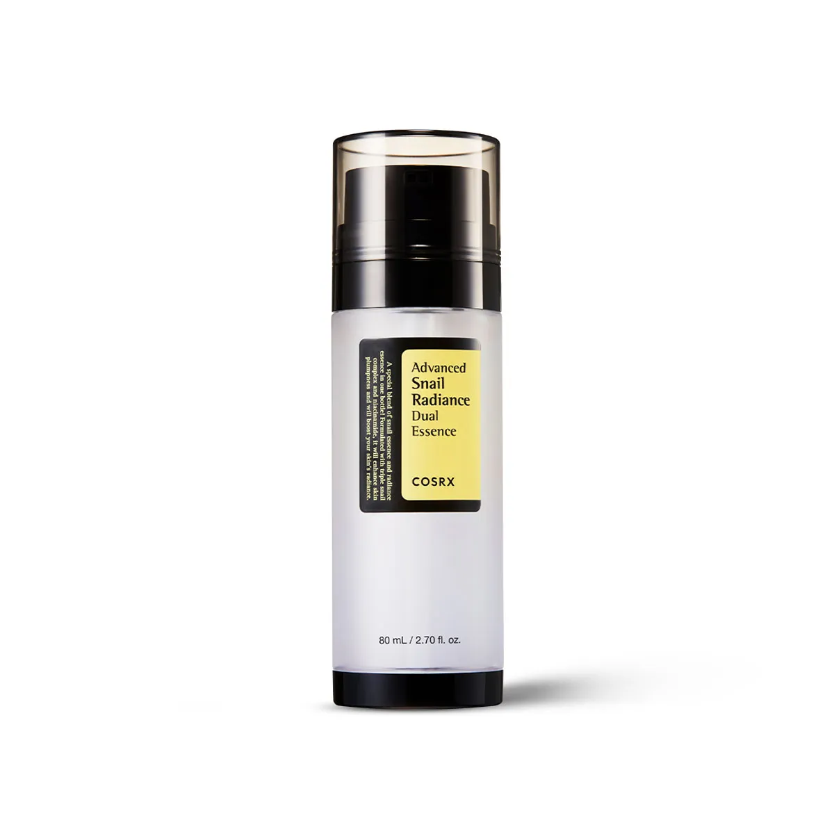 COSRX Advanced Snail Radiance Dual Essence 80ml COSRX dual snail essence bottle