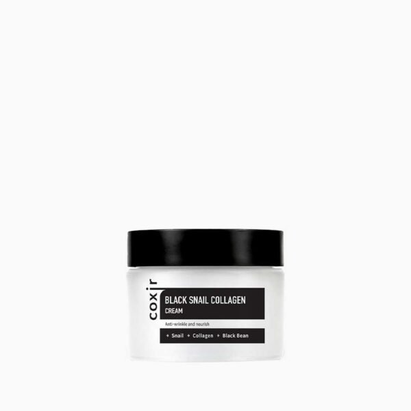 Coxir Black Snail Collagen Cream jar