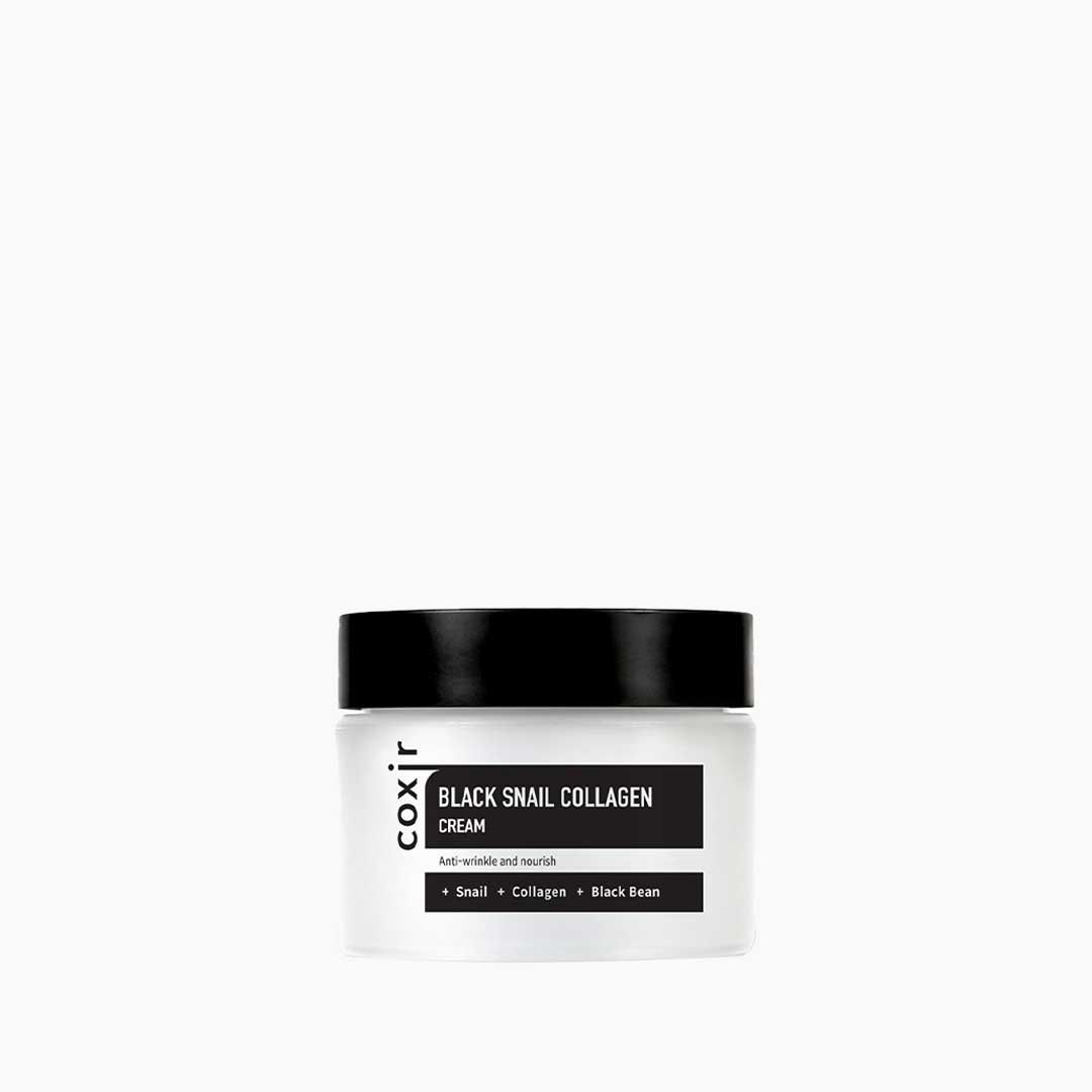 Coxir black snail collagen cream 50ml Coxir Black Snail Collagen Cream jar