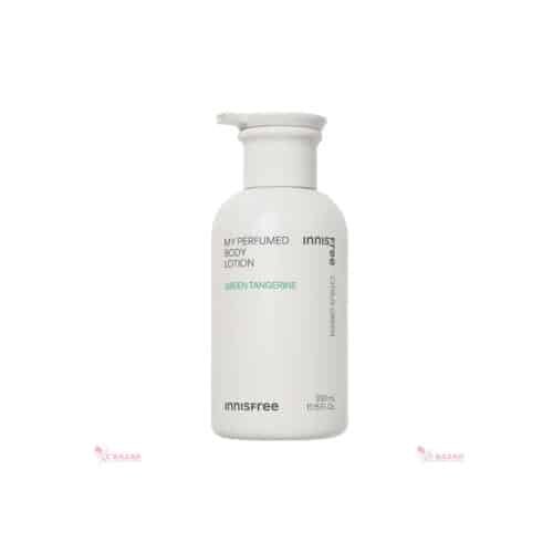 Innisfree green tangerine body lotion bottle