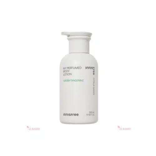 Innisfree green tangerine body lotion bottle