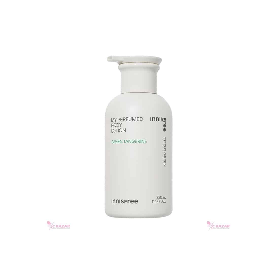 Innisfree My Perfumed Body Green Tangerine Body Lotion 330ml Innisfree green tangerine body lotion bottle