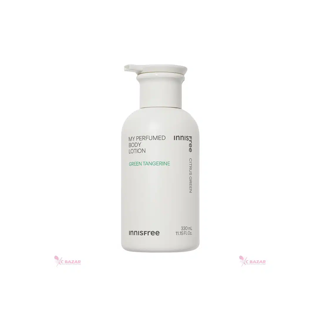 Innisfree My Perfumed Body Green Tangerine Body Lotion 330ml Innisfree green tangerine body lotion bottle