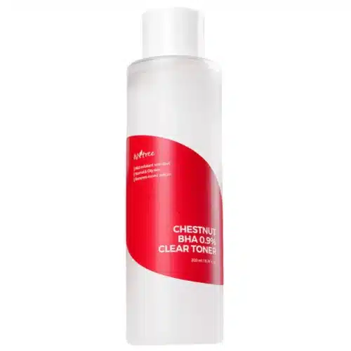 Isntree BHA toner bottle with chestnut extract