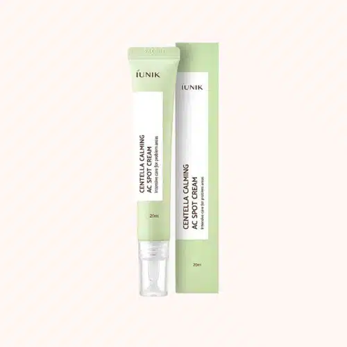 iUNIK acne spot cream with centella and acids