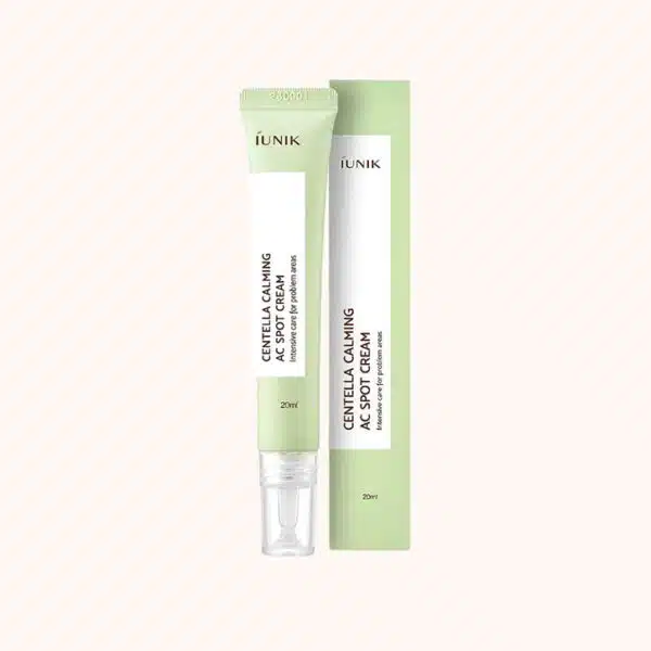 iUNIK acne spot cream with centella and acids