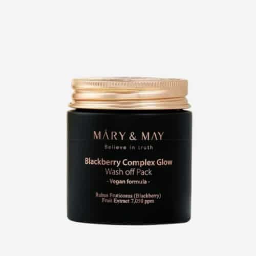 Mary & May blackberry clay mask jar