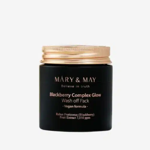 Mary & May blackberry clay mask jar