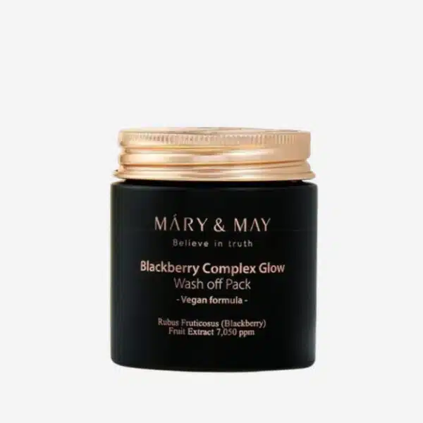 Mary & May blackberry clay mask jar