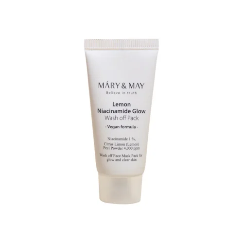 Mary & May lemon clay mask jar