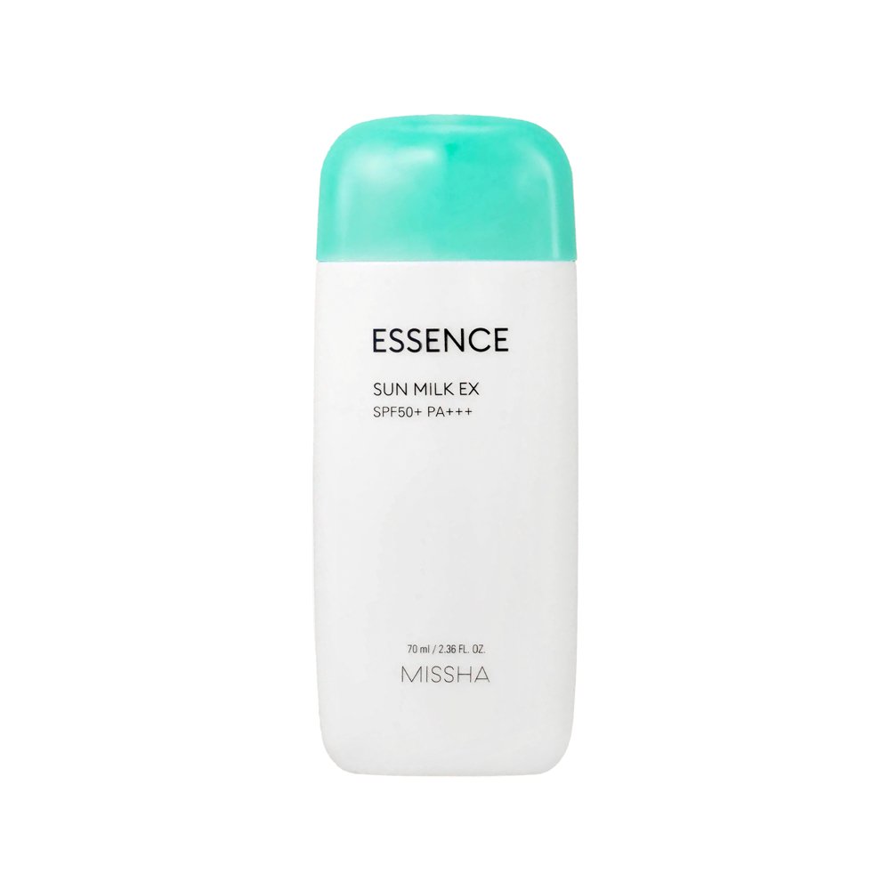 Missha All-Around Safe Block Essence Sun Milk SPF50+ PA+++ 70ml Missha Essence Sun Milk bottle with SPF50+ PA+++