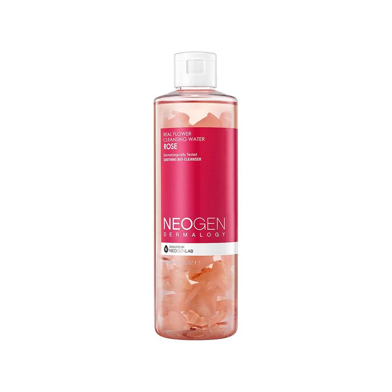 Neogen Dermalogy Real Flower Cleansing Water Rose 300ml Neogen Rose Cleansing Water bottle