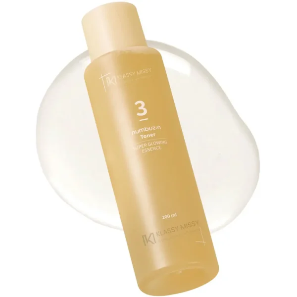Numbuzin glowing toner bottle