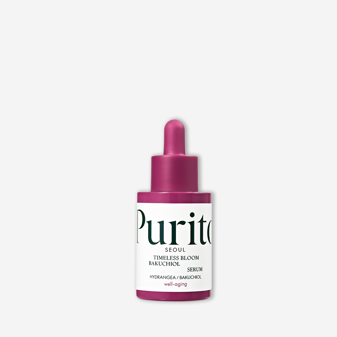 Purito Bakuchiol Timeless Bloom Revitalizing Serum 30ml Purito bakuchiol serum bottle