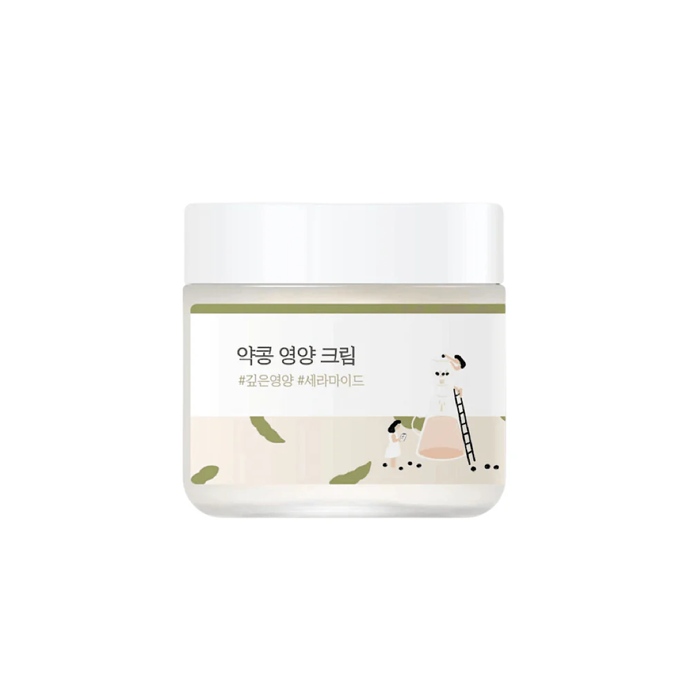 Round Lab Soybean Nourishing Cream 80ml Round Lab soybean cream jar