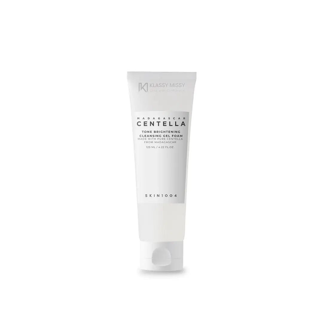 SKIN1004 Madagascar Centella Tone Brightening Cleansing Gel Foam 125ml SKIN1004 brightening gel cleanser tube