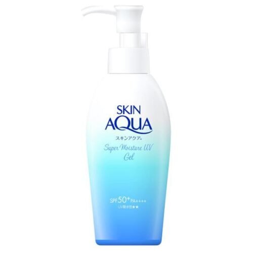 Rohto Skin Aqua sunscreen gel bottle