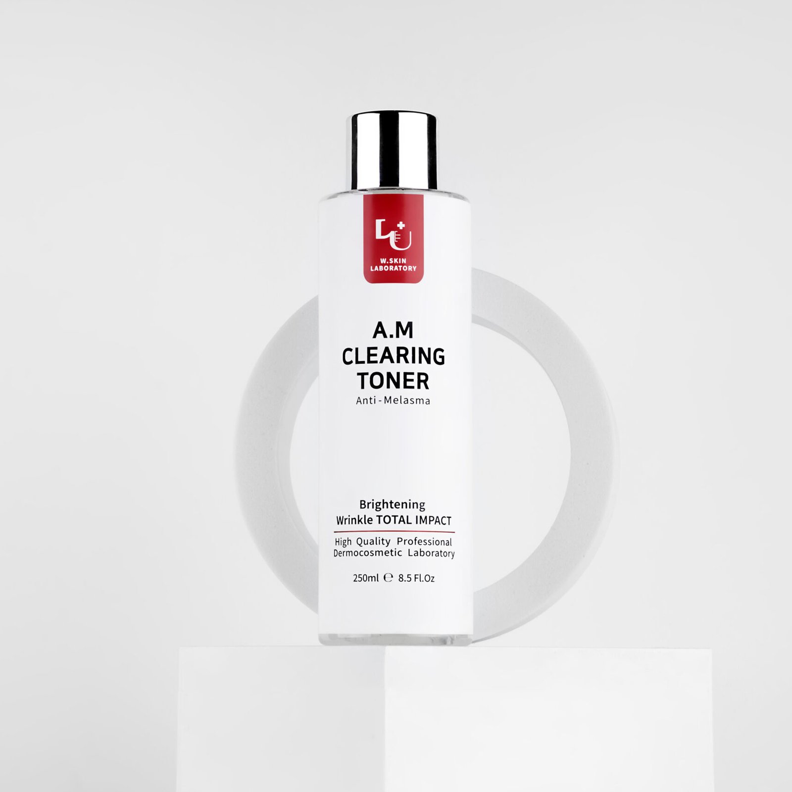 W.Skin Laboratory A.M Clearing Toner (Anti-Melasma) 250ml W.Skin anti-melasma toner bottle